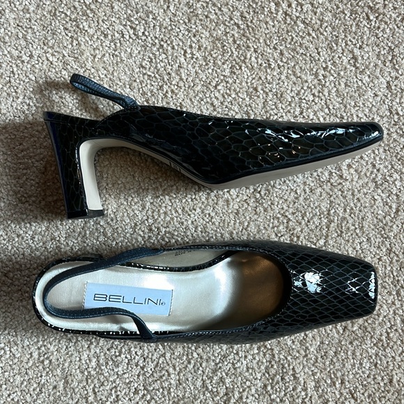 Bellini Monzo black dress heel size 10 - excellent condition - Picture 1 of 6
